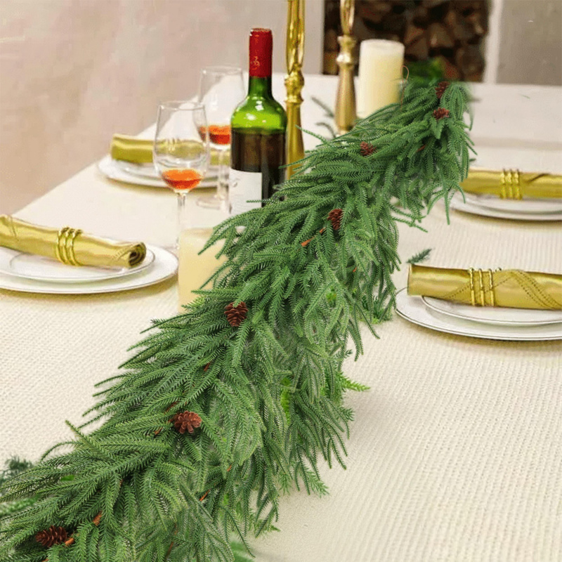 Rattan Plant Basket - Quality Artificial Green Plants Christmas Tree