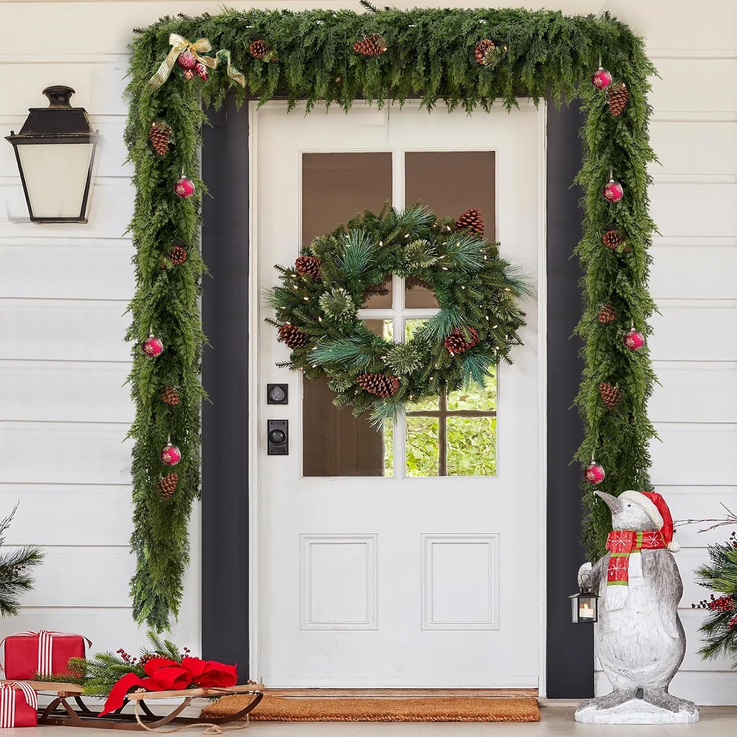 Artificial Plants Christmas Tr - Rattan Plant Basket ulasan dan harga