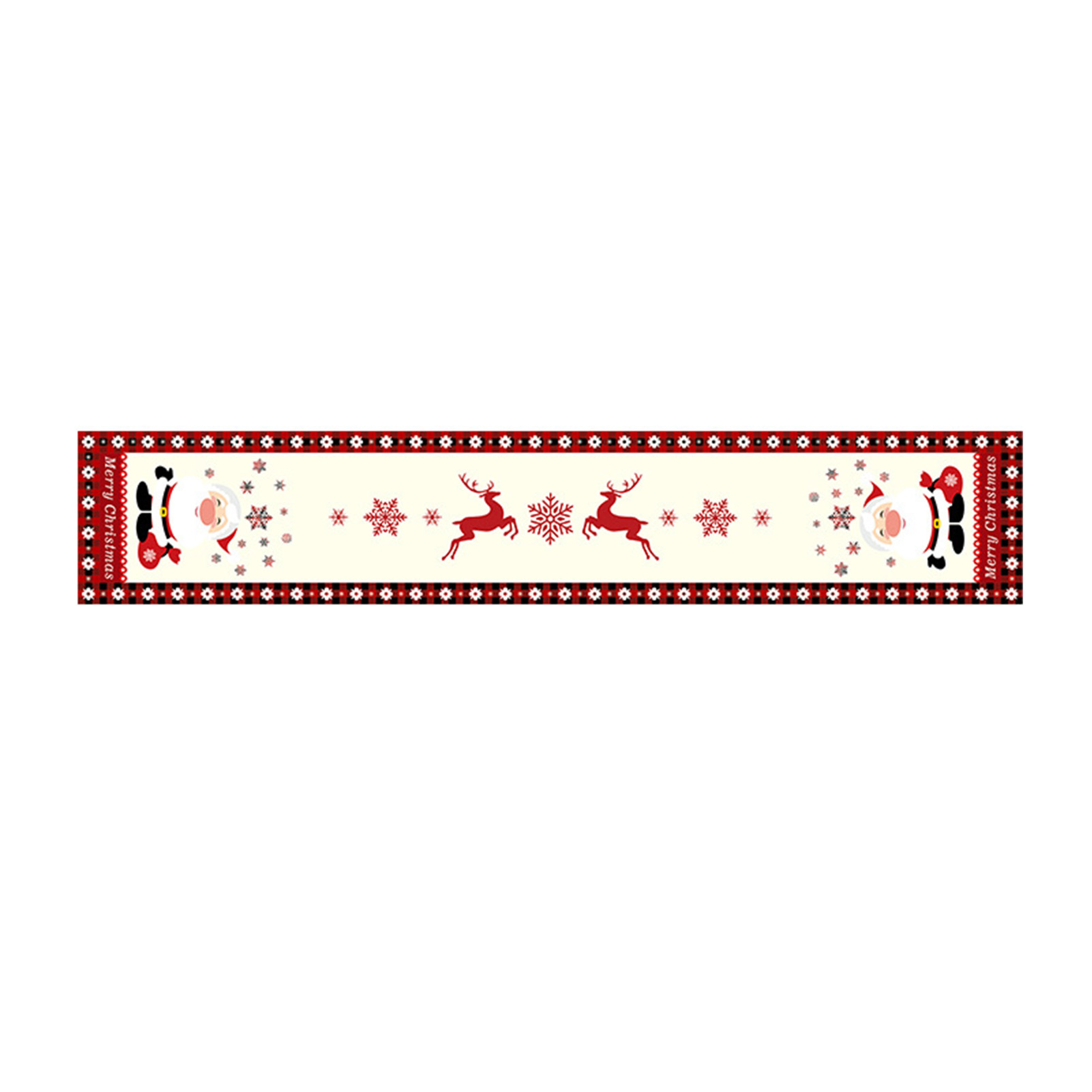 Festive Floral Christmas Table - Linen Table Runner ulasan dan harga