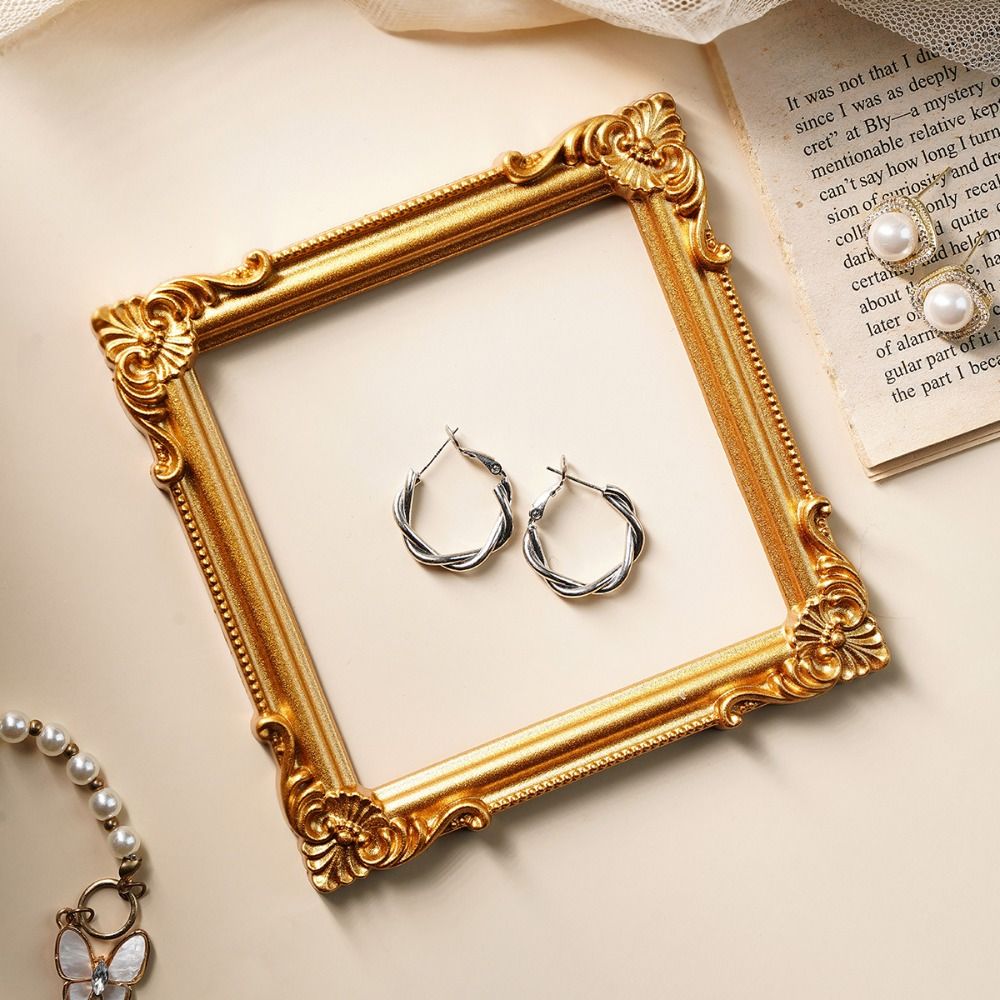 Vintage Gold DIY Shadow Box Fr - Bamboo Photo Frame ulasan dan harga
