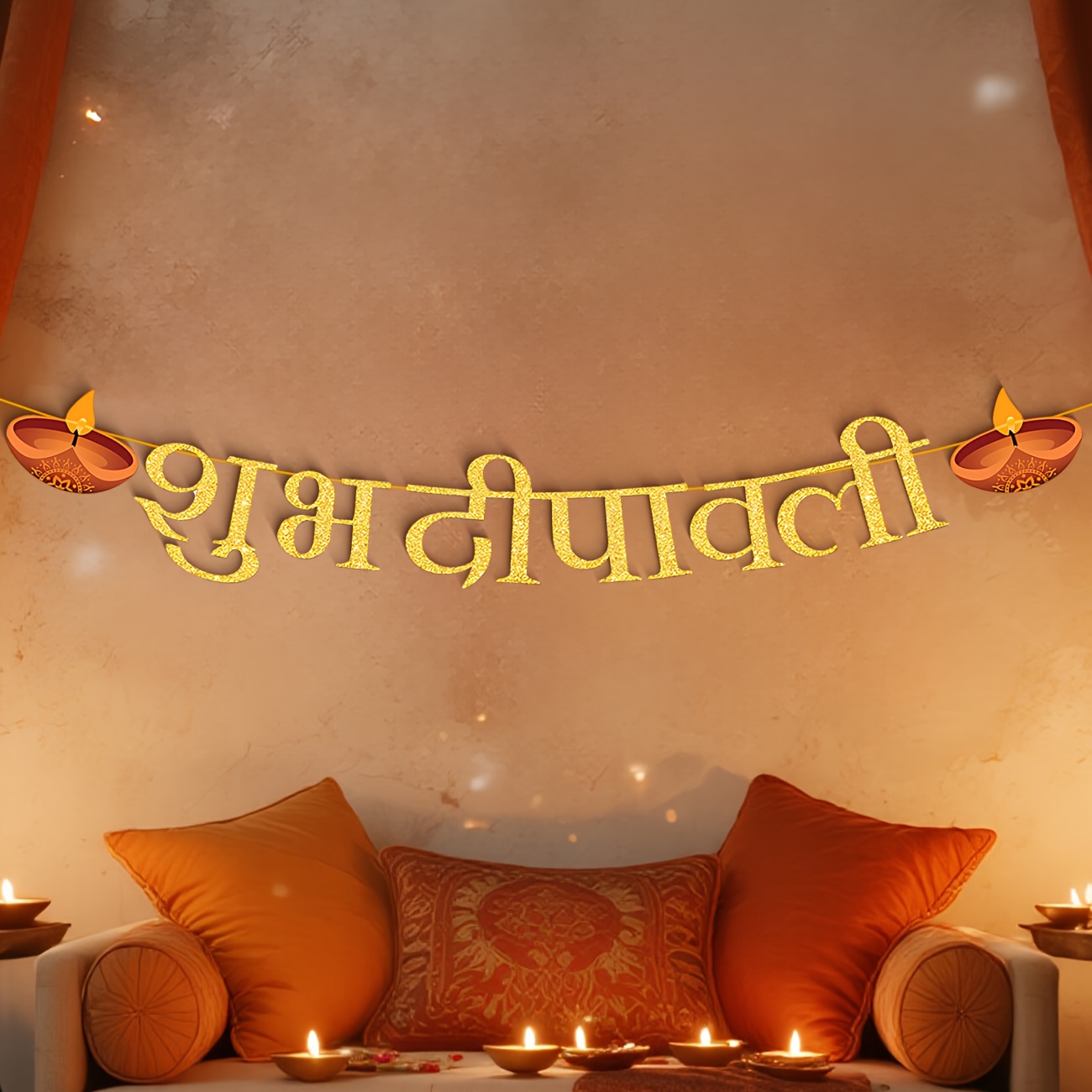 Diwali Party Decorations Happy - Home Decor Indonesia ulasan dan harga
