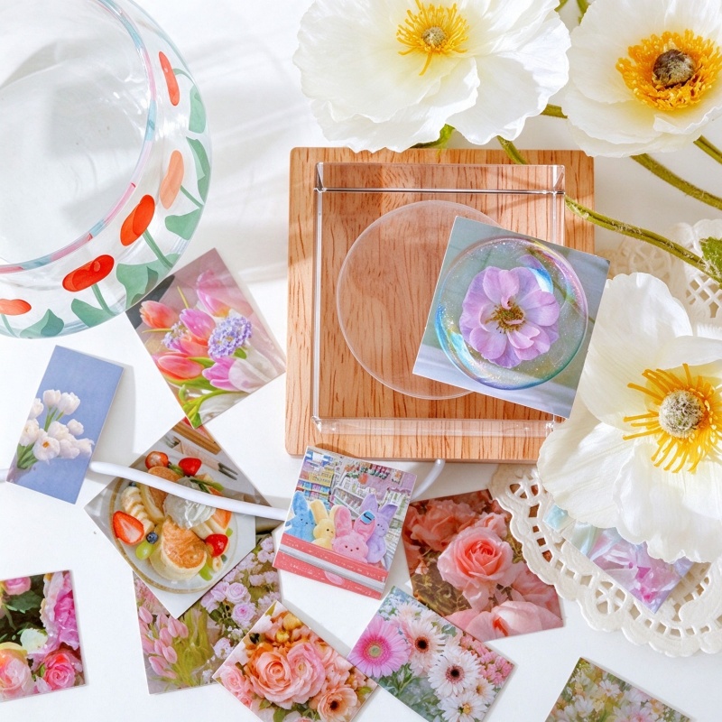 45Pcs Spring Flower Stickers D - Home Decor Magazine ulasan dan harga